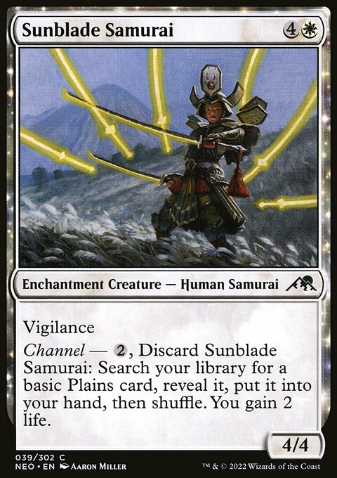 Kamigawa: Neon Dynasty: Sunblade Samurai