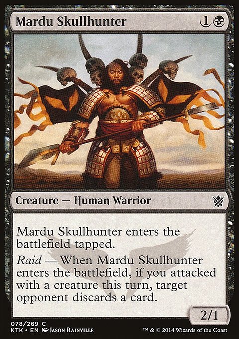 Khans of Tarkir: Mardu Skullhunter