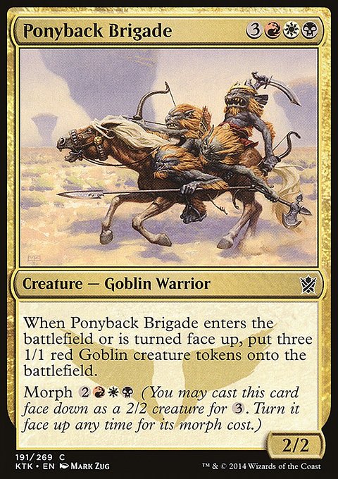 Khans of Tarkir: Ponyback Brigade