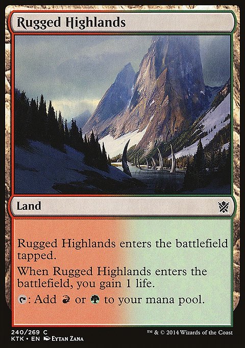 Khans of Tarkir: Rugged Highlands