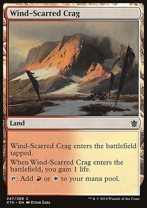 Khans of Tarkir: Wind-Scarred Crag