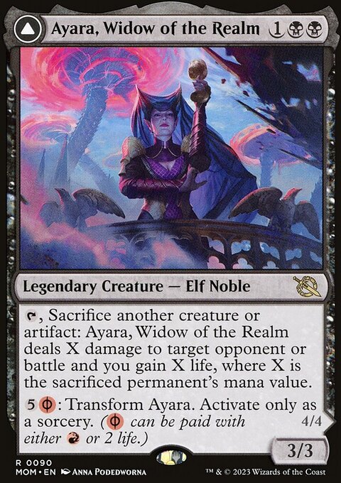 March of the Machine: Ayara, Widow of the Realm // Ayara, Furnace Queen