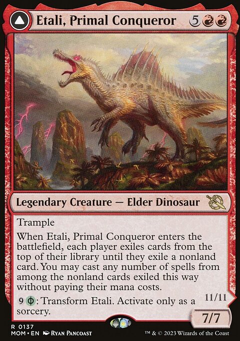 March of the Machine: Etali, Primal Conqueror // Etali, Primal Sickness