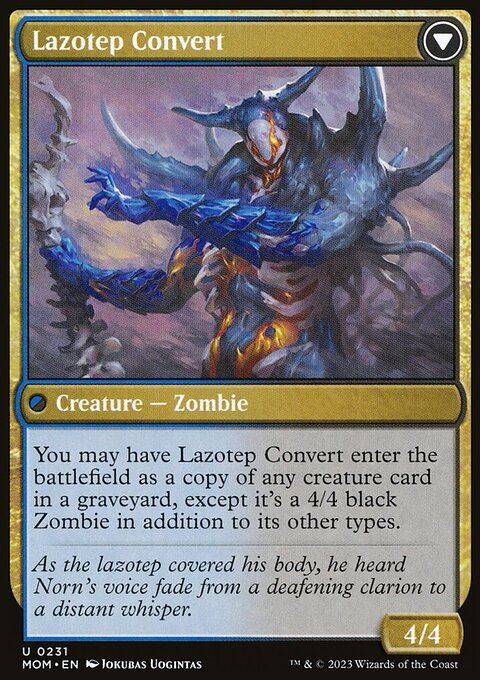 March of the Machine: Lazotep Convert