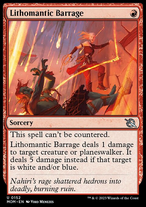 March of the Machine: Lithomantic Barrage