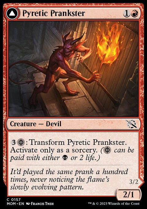 March of the Machine: Pyretic Prankster