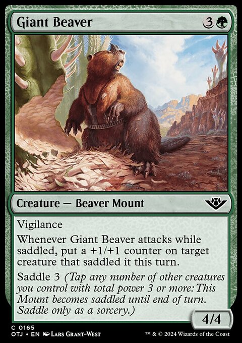 Outlaws of Thunder Junction: Giant Beaver