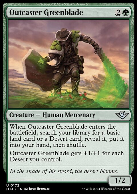 Outlaws of Thunder Junction: Outcaster Greenblade