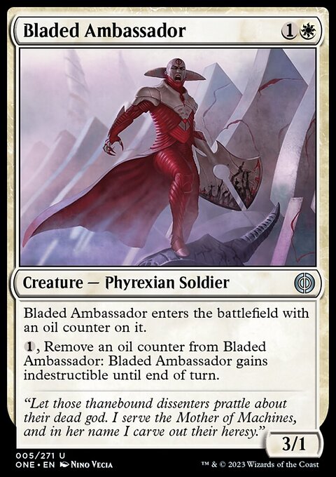 Phyrexia: All Will Be One: Bladed Ambassador