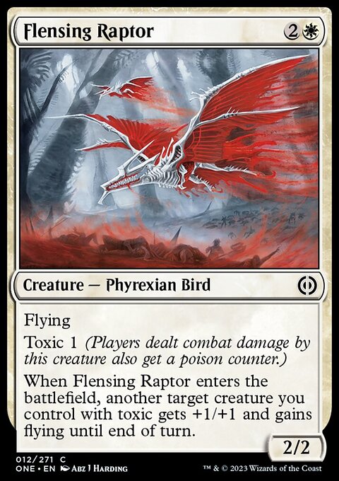 Phyrexia: All Will Be One: Flensing Raptor