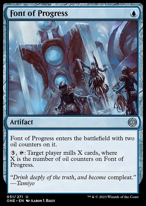 Phyrexia: All Will Be One: Font of Progress