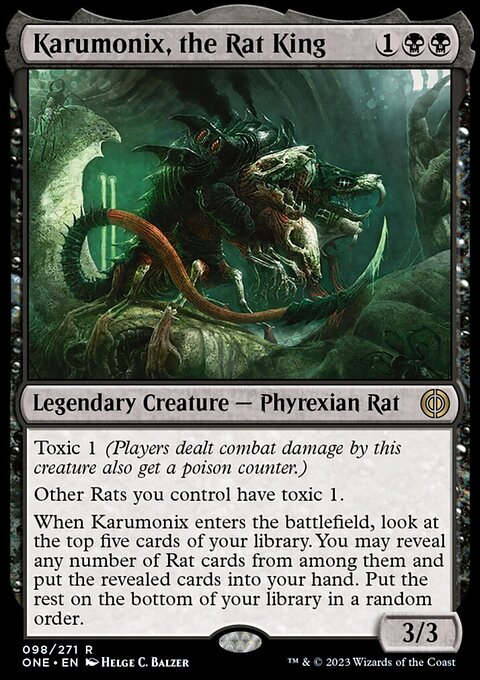 Phyrexia: All Will Be One: Karumonix, the Rat King