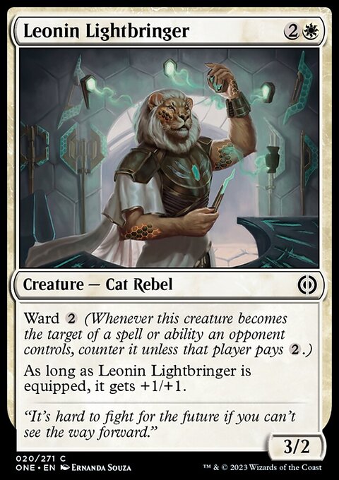 Phyrexia: All Will Be One: Leonin Lightbringer