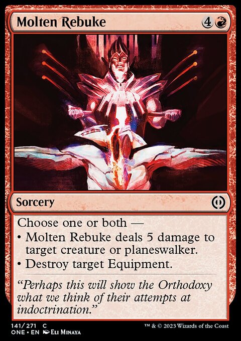 Phyrexia: All Will Be One: Molten Rebuke
