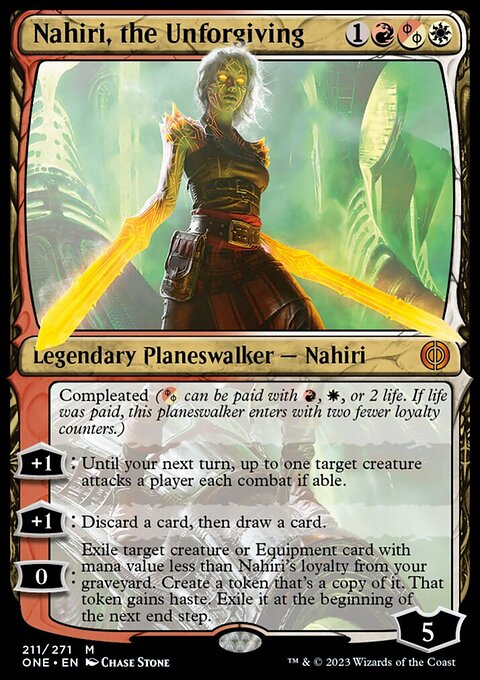 Phyrexia: All Will Be One: Nahiri, the Unforgiving