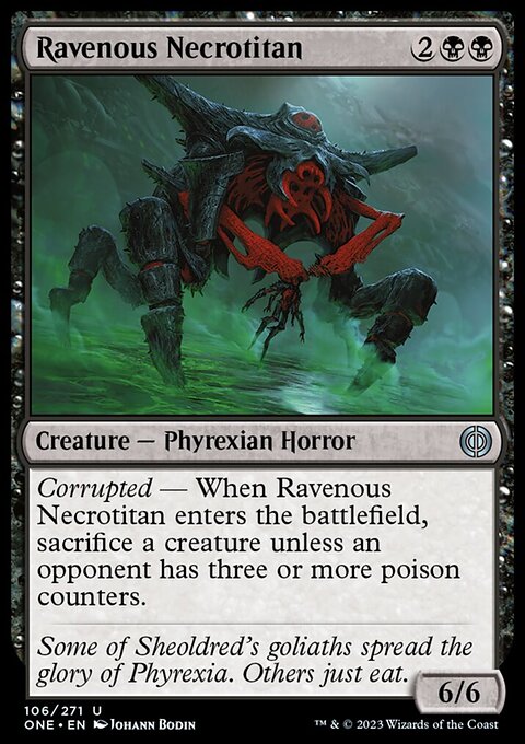 Phyrexia: All Will Be One: Ravenous Necrotitan