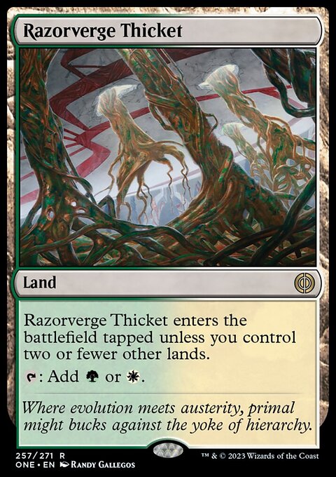 Phyrexia: All Will Be One: Razorverge Thicket