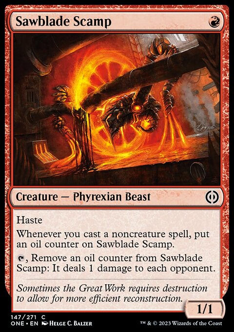 Phyrexia: All Will Be One: Sawblade Scamp