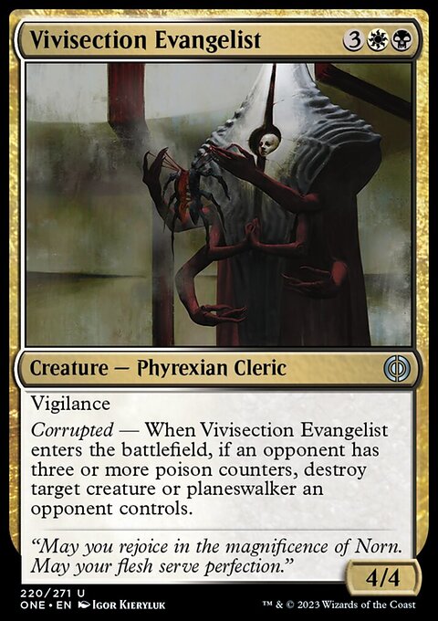 Phyrexia: All Will Be One: Vivisection Evangelist