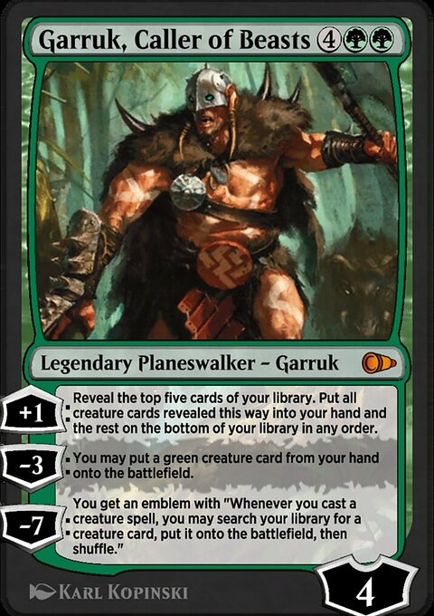 Pioneer Masters: Garruk, Caller of Beasts