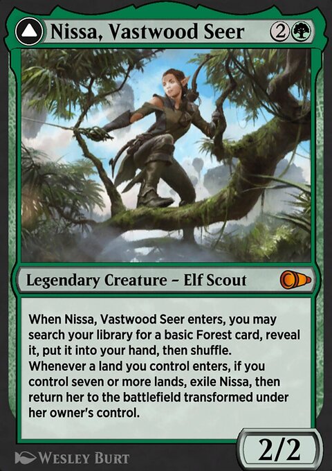 Pioneer Masters: Nissa, Vastwood Seer // Nissa, Sage Animist