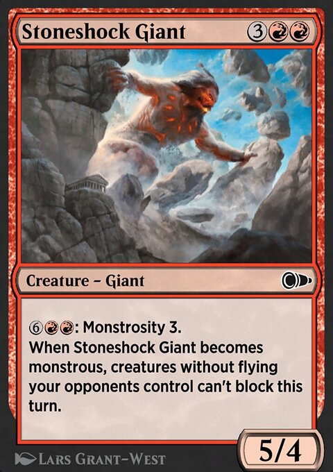 Pioneer Masters: Stoneshock Giant