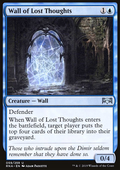 Ravnica Allegiance: Wall of Lost Thoughts