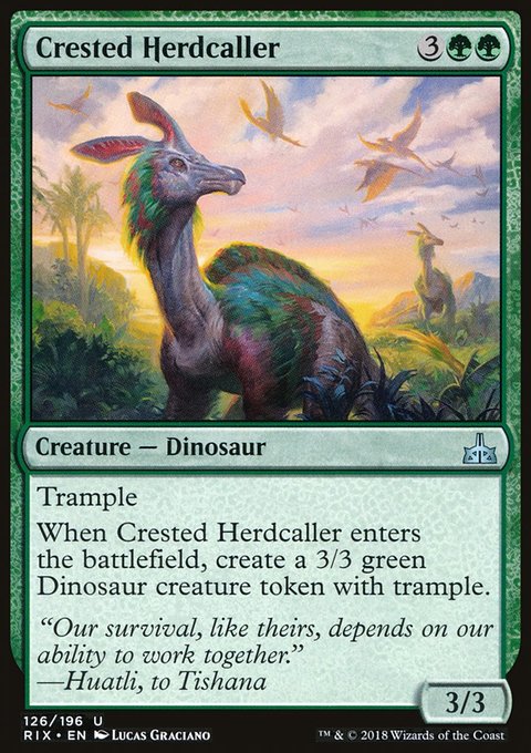 Rivals of Ixalan: Crested Herdcaller