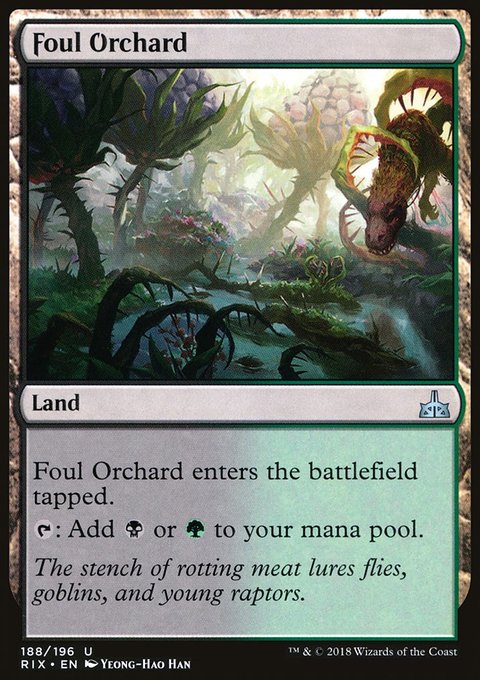 Rivals of Ixalan: Foul Orchard