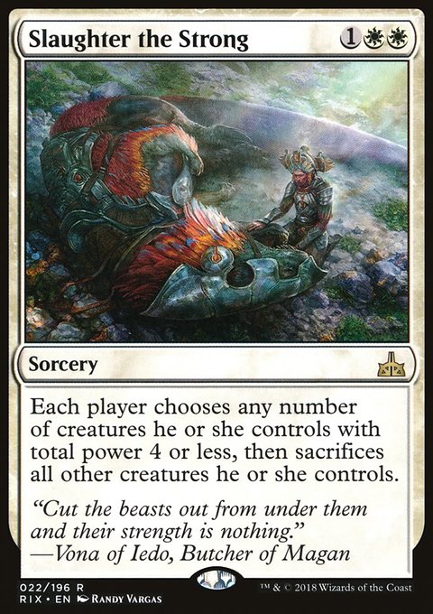 Rivals of Ixalan: Slaughter the Strong