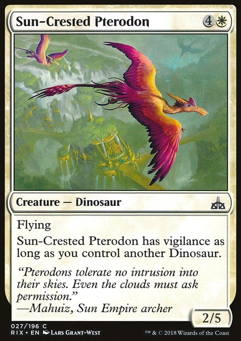 Rivals of Ixalan: Sun-Crested Pterodon
