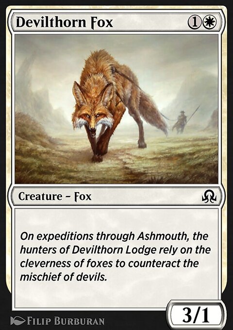 Shadows over Innistrad Remastered : Devilthorn Fox