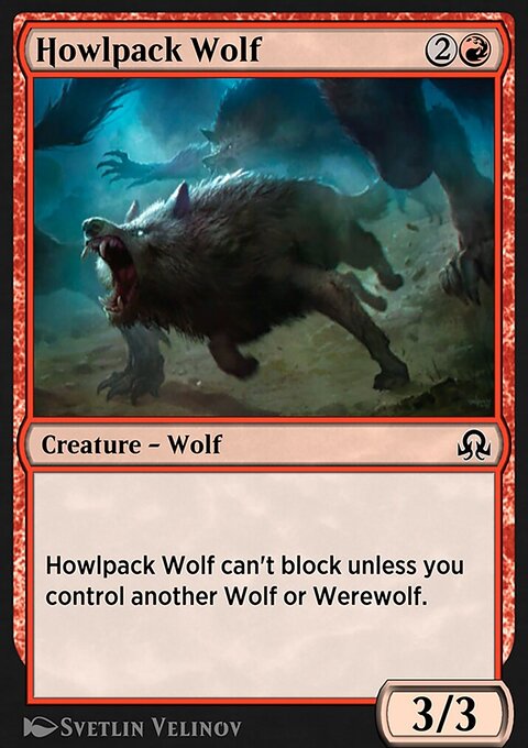 Shadows over Innistrad Remastered : Howlpack Wolf