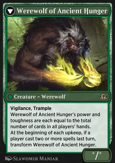Shadows over Innistrad Remastered : Werewolf of Ancient Hunger