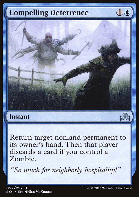 Shadows over Innistrad: Compelling Deterrence