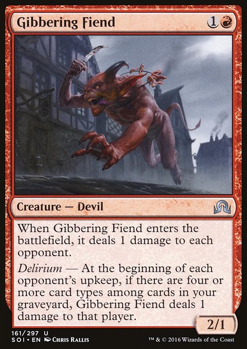 Shadows over Innistrad: Gibbering Fiend