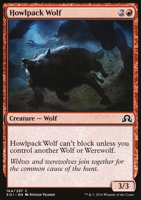 Shadows over Innistrad: Howlpack Wolf