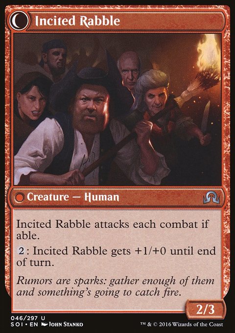 Shadows over Innistrad: Incited Rabble