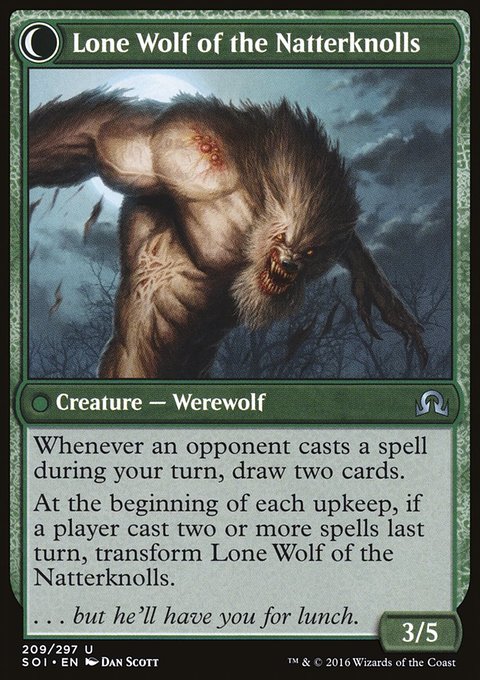 Shadows over Innistrad: Lone Wolf of the Natterknolls