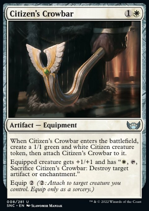 Streets of New Capenna: Citizen's Crowbar