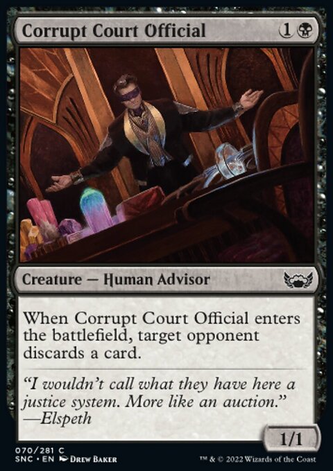 Streets of New Capenna: Corrupt Court Official