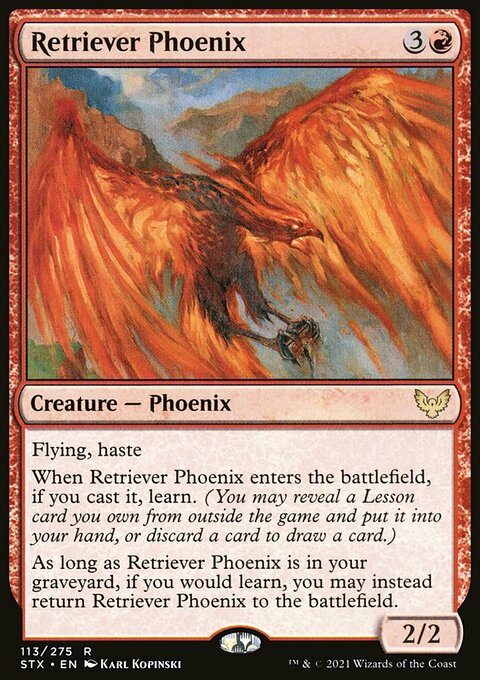 Strixhaven: School of Mages: Retriever Phoenix