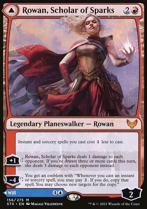 Strixhaven: School of Mages: Rowan, Scholar of Sparks
