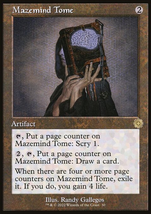 The Brothers' War Retro Artifacts: Mazemind Tome