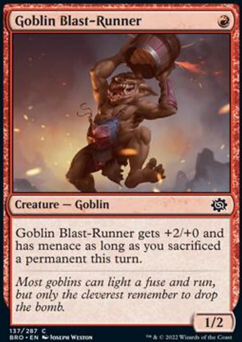 The Brothers' War: Goblin Blast-Runner