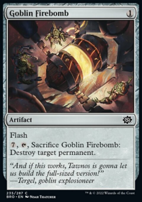 The Brothers' War: Goblin Firebomb