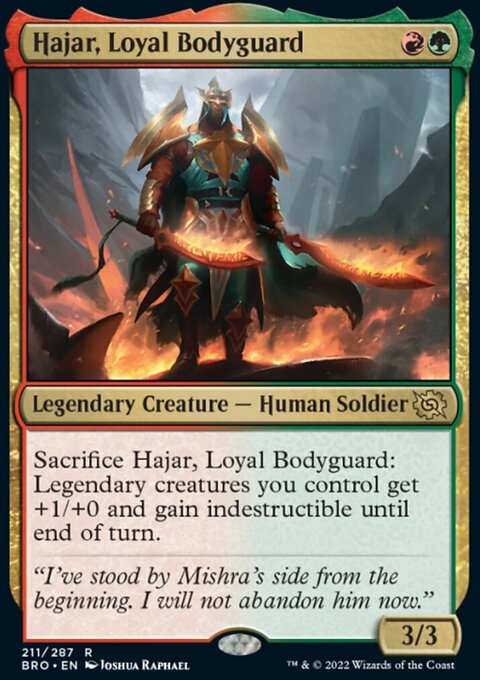 The Brothers' War: Hajar, Loyal Bodyguard
