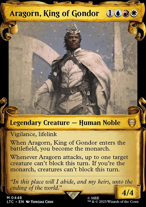 The Lord of the Rings: Tales of Middle-earth Commander Decks: Aragorn, King of Gondor