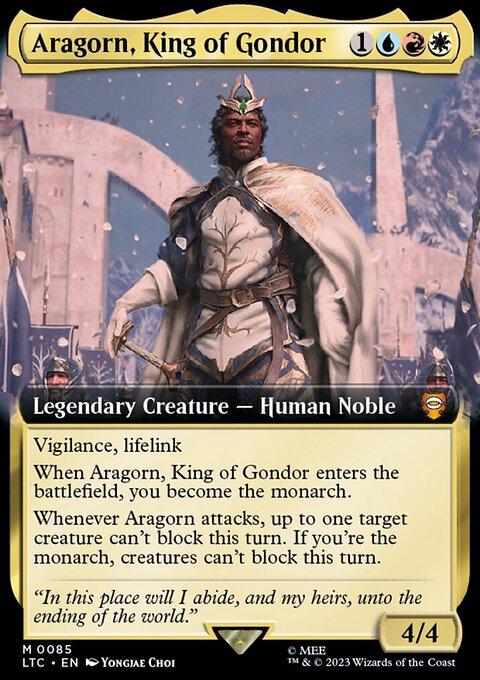 The Lord of the Rings: Tales of Middle-earth Commander Decks: Aragorn, King of Gondor