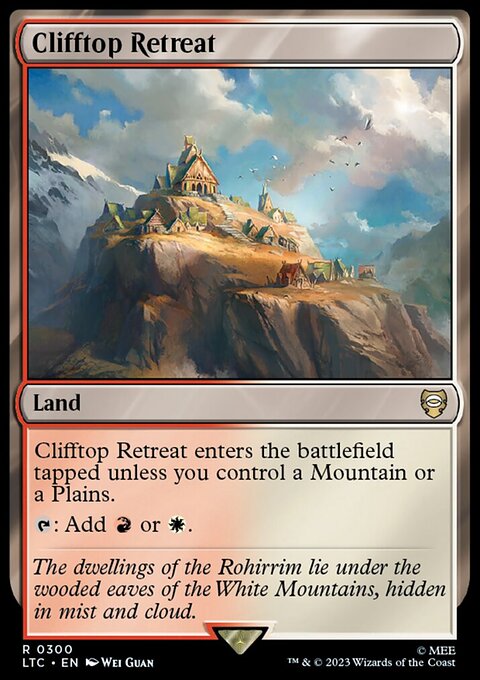 The Lord of the Rings: Tales of Middle-earth Commander Decks: Clifftop Retreat